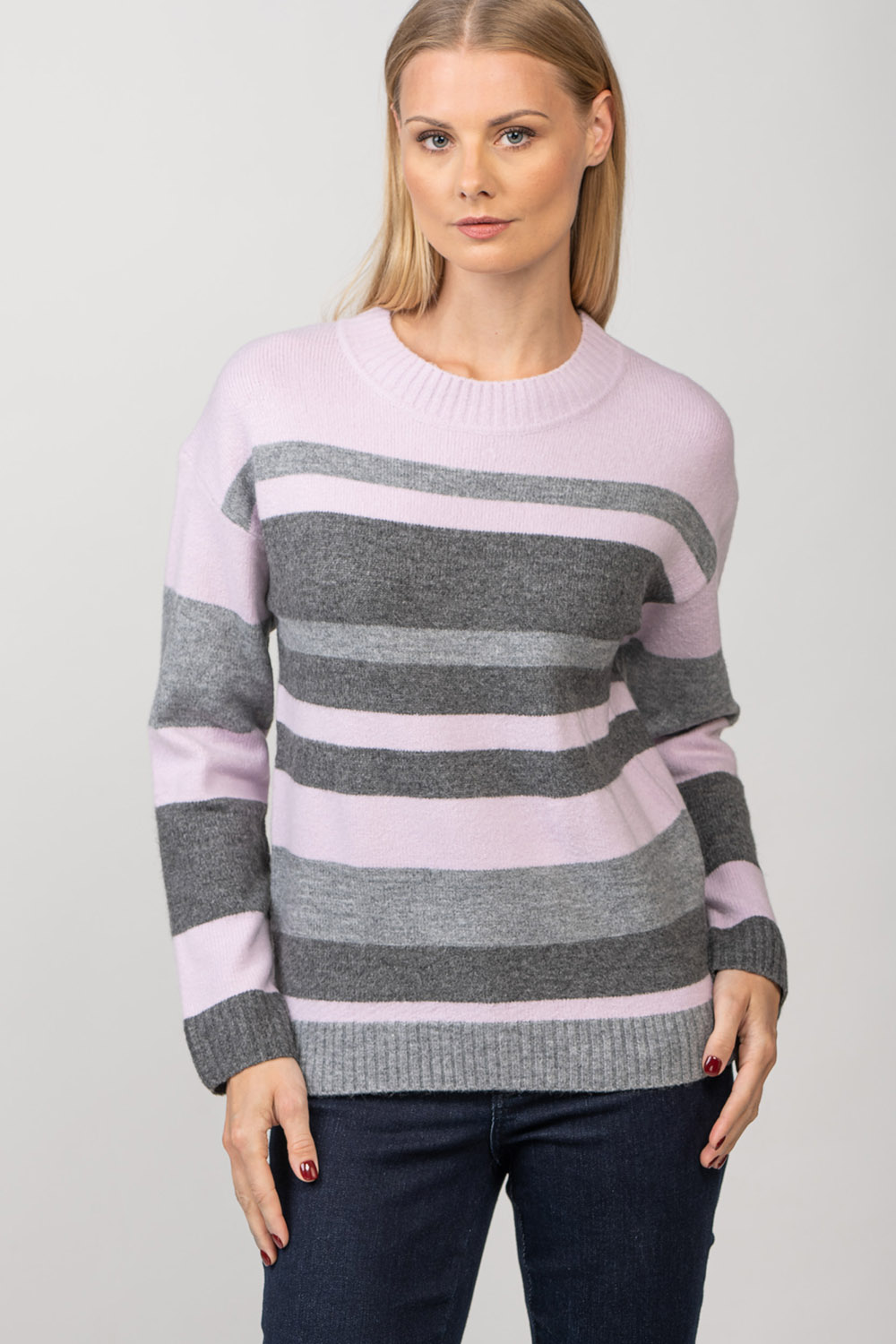 Джемпер в полоску Carina2
