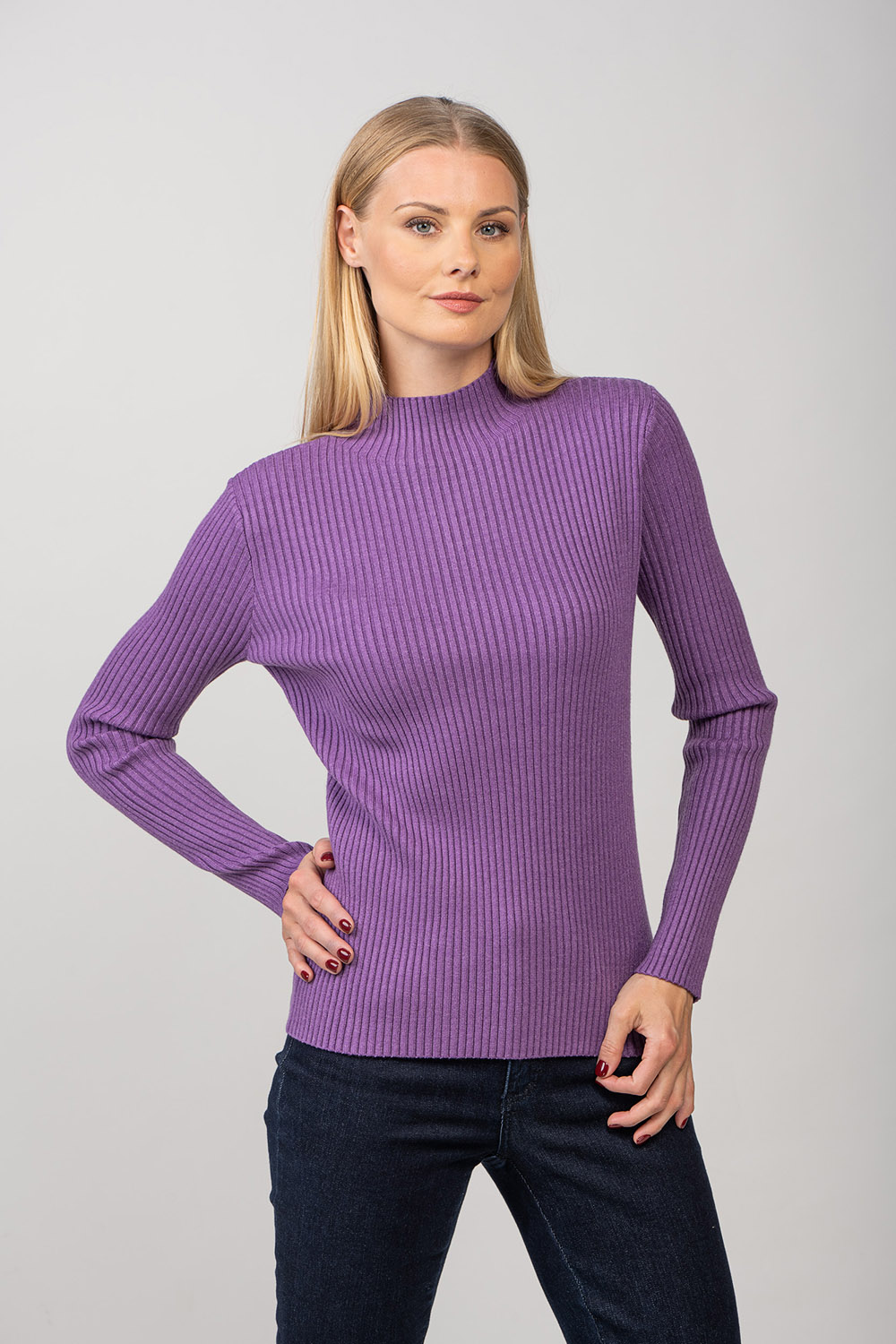 Ribbed knit sweater Henna