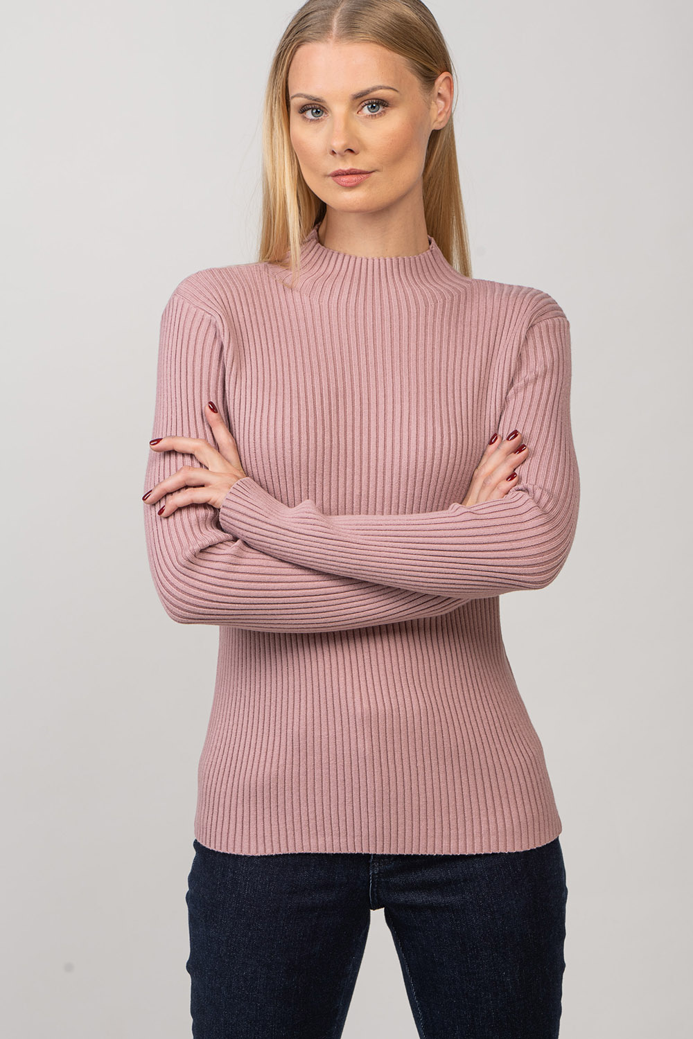 Ribbed knit sweater Henna