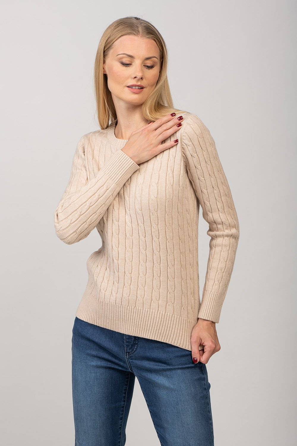 Palmikkoeline kampsun Pippa