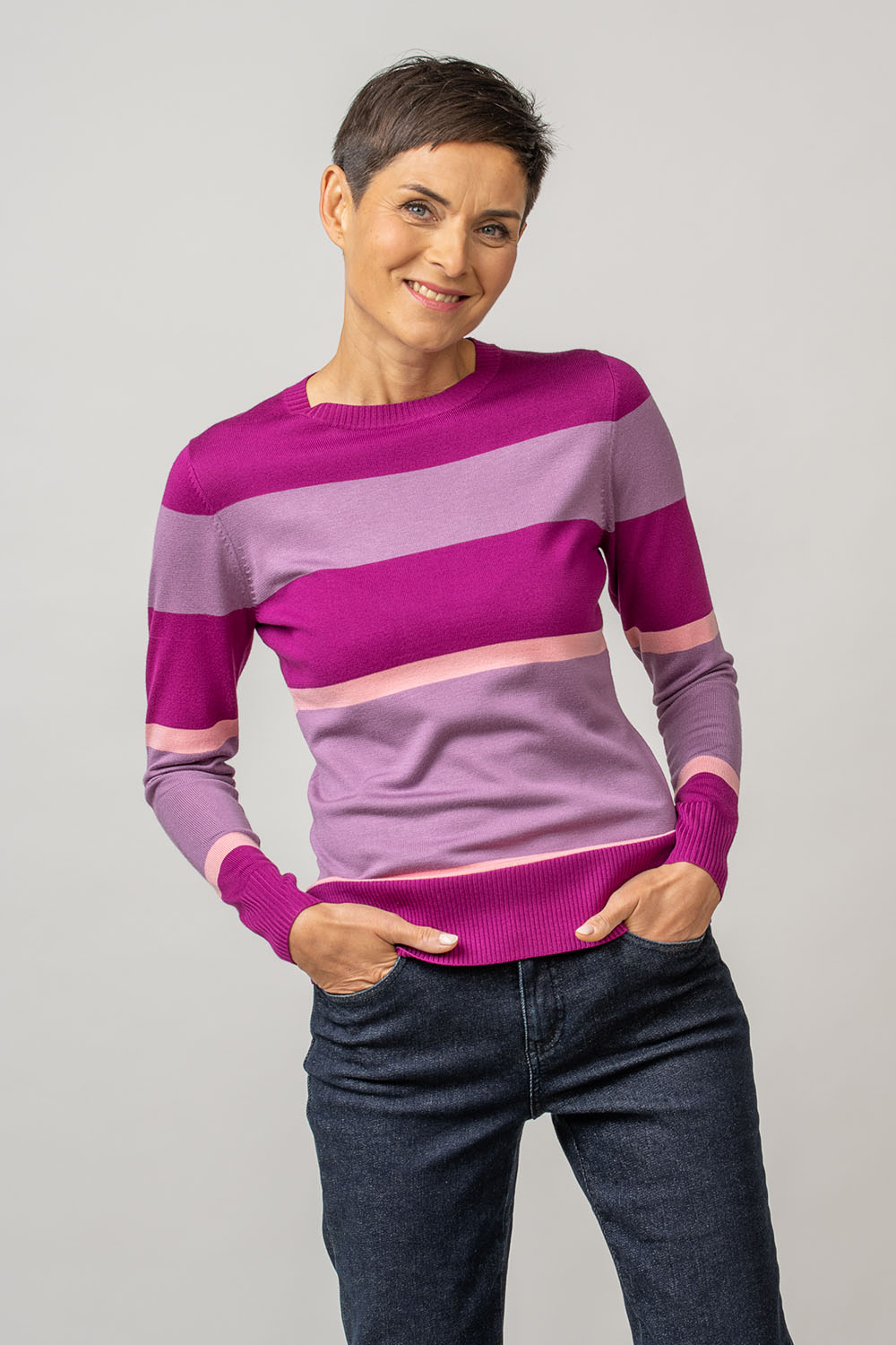 Mitmevärviline džemper Janne