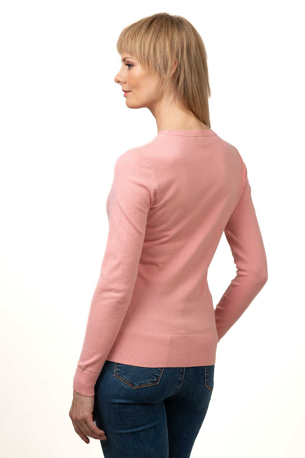 Ovaalse kaelusega džemper Valery