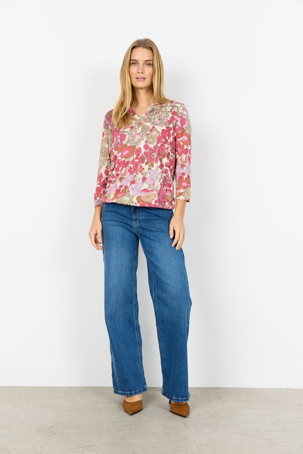 Soyaconcept SC-Felicity AOP 536 lilleline pluus