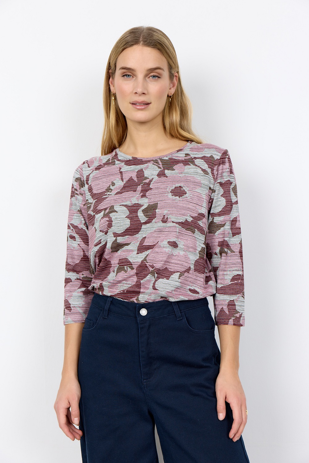 Soyaconcept SC-Galina 68 lilleline pluus - Roosa, L